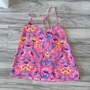 Hollister small floral strappy top